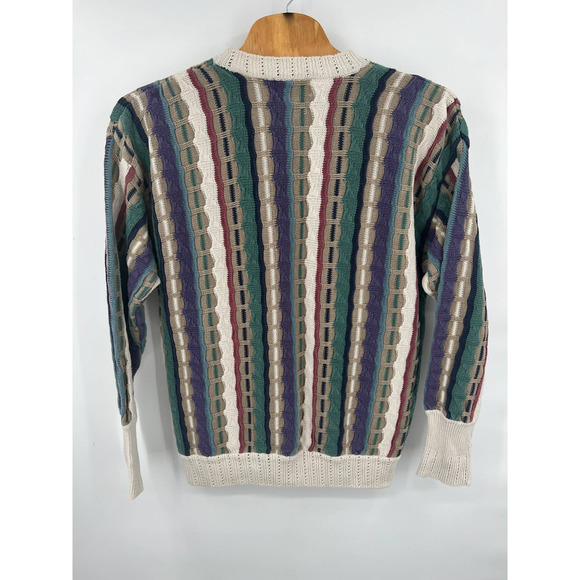 VINTAGE Cotton Traders Coogi style sweater size 1X unisex knitted sweater - Picture 4 of 7